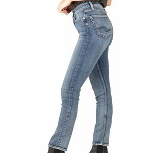 Silver Jeans Co. Women's Jeans Blue USA 26X29 Curvy Straight Stretch $69